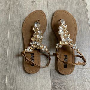 Unlisted by Kenneth Cole Jeweled Sandals